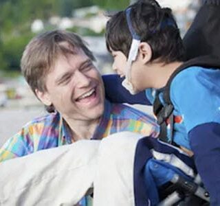 father and son with special needs