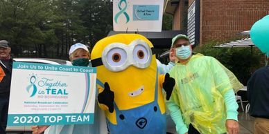 Maryland Family Attorney Frame and Frame Volunteering Natl Ovarian Cancer Society