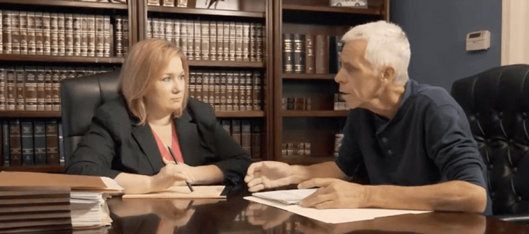 man discussing Maryland probate with attorney