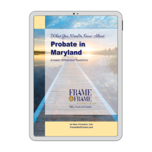 free guide to probate in maryland